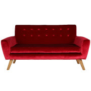 Red Sexton Double Seater Couch