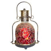 Red Mosaic Lantern